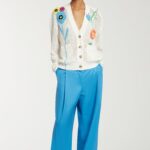 CROCHET CARDIGAN WITH FLOWERS