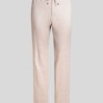SLUB LINEN-BLEND TWILL JOGGING TROUSERS