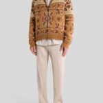 SLUB LINEN-BLEND TWILL JOGGING TROUSERS