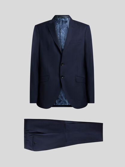 SINGLE-BREASTED VIRGIN WOOL SUIT