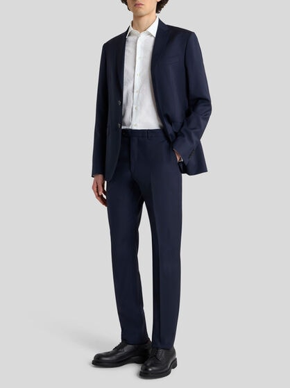 SINGLE-BREASTED VIRGIN WOOL SUIT