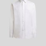 COTTON JACQUARD SHIRT WITH PAISLEY MOTIF AND PEGASO EMBROIDERY