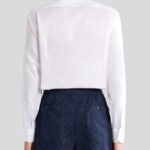 COTTON JACQUARD SHIRT WITH PAISLEY MOTIF AND PEGASO EMBROIDERY
