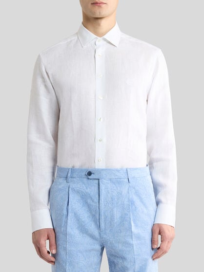LINEN SHIRT WITH PEGASO