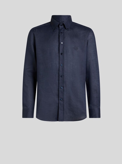 LINEN SHIRT WITH PEGASO