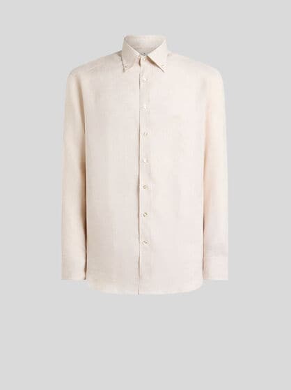 LINEN SHIRT WITH PEGASO