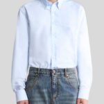 BUTTON-DOWN SHIRT WITH LOGO