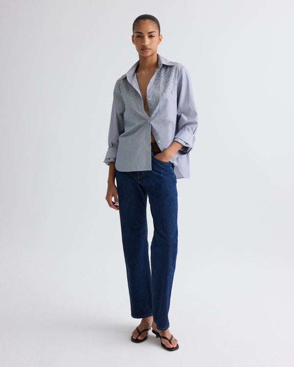 EMBELLISHED OVERSIZED SHIRT