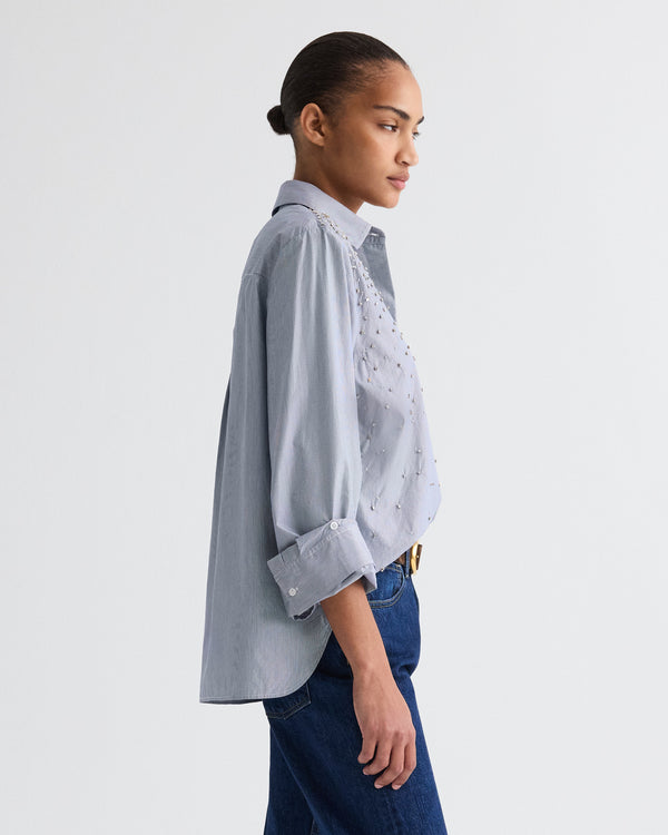 EMBELLISHED OVERSIZED SHIRT