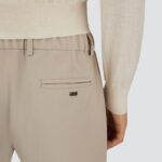 COTTON FEEL TROUSERS WITH DRAWSTRING