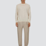 COTTON FEEL TROUSERS WITH DRAWSTRING
