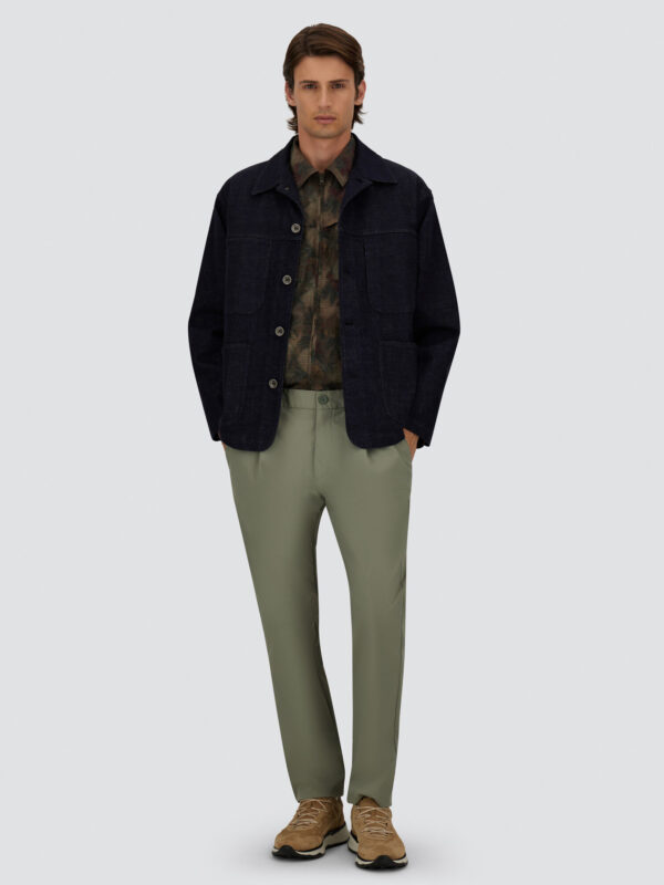 COTTON FEEL TROUSERS WITH DRAWSTRING