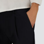 COTTON FEEL TROUSERS WITH DRAWSTRING