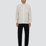 COTTON FEEL TROUSERS WITH DRAWSTRING