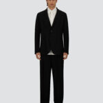 TROUSERS IN SLUBBING LINEN