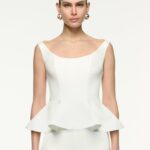 CREPE PEPLUM SET