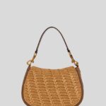 MEDIUM PONY BAG IN CROCHETED RAFFIA