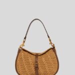 MEDIUM PONY BAG IN CROCHETED RAFFIA