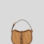 SMALL PONY BAG IN CROCHETED RAFFIA
