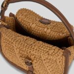SMALL PONY BAG IN CROCHETED RAFFIA