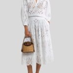 BRODERIE ANGLAISE LACE BLOUSE WITH PAISLEYS AND HEARTS