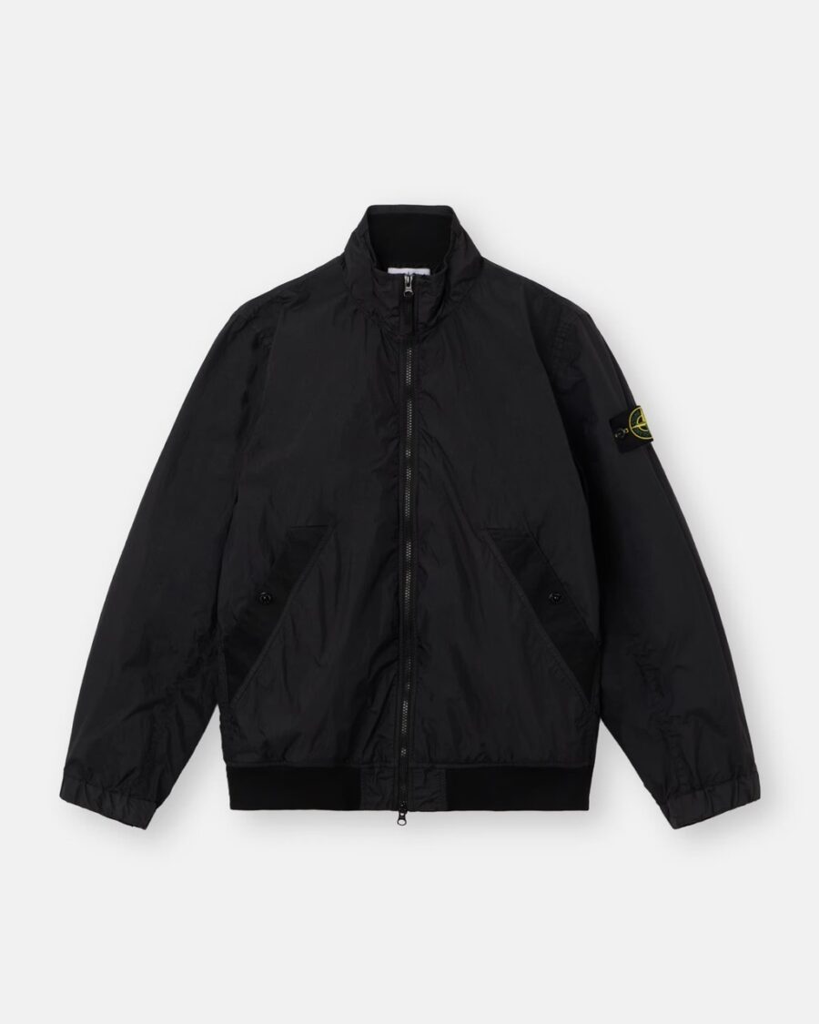 CRINKLE BOMBER JACKET