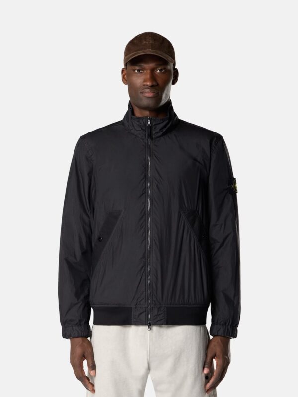 CRINKLE BOMBER JACKET