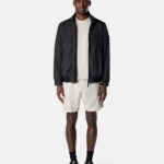 CRINKLE BOMBER JACKET