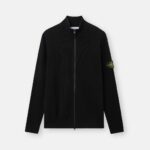 ZIP UP RIBBED CARDIGAN