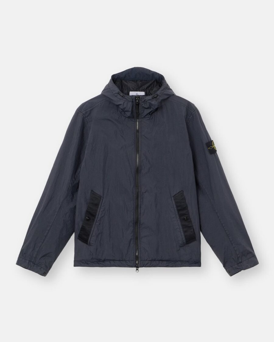 CRINKLE HOODED JACKET