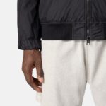 CRINKLE BOMBER JACKET