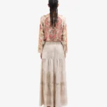MAXI SILK SKIRT