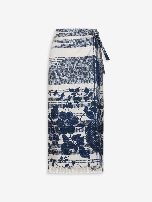 SILK WRAP SKIRT