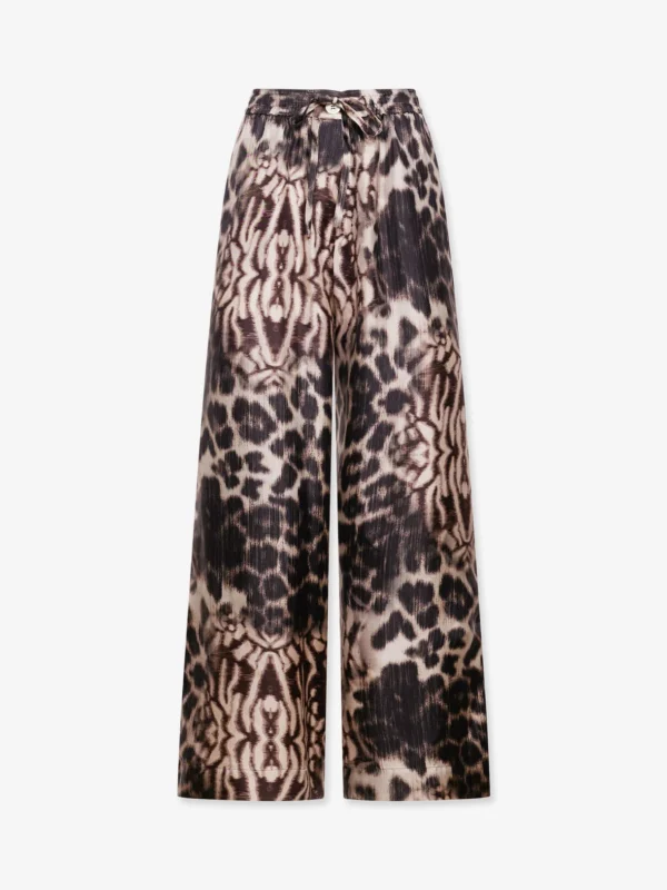 PALAZZO SILK PANTS