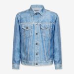 FAUX DENIM SILK JACKET