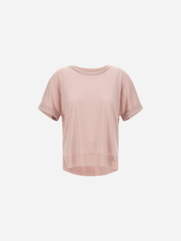 T-SHIRT IN GLAM KNIT EFFECT