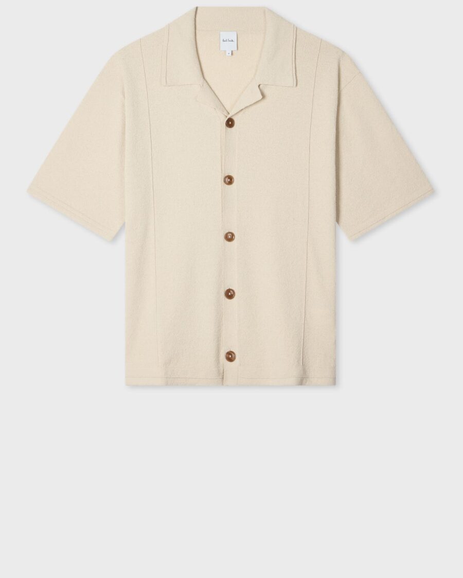 BOUCLE KNITTED SHIRT