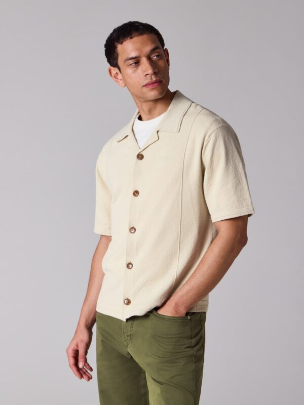 BOUCLE KNITTED SHIRT