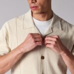 BOUCLE KNITTED SHIRT