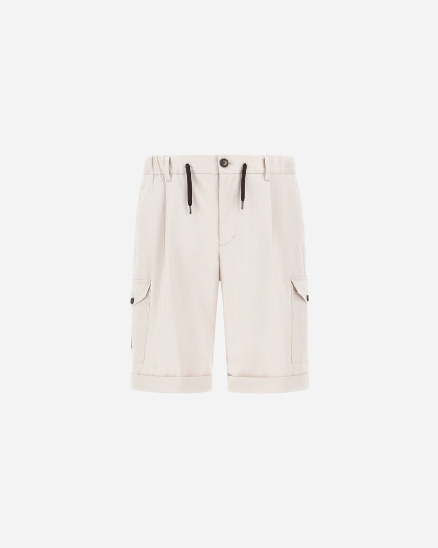 SHORTS IN COTTON GABARDINE STRETCH