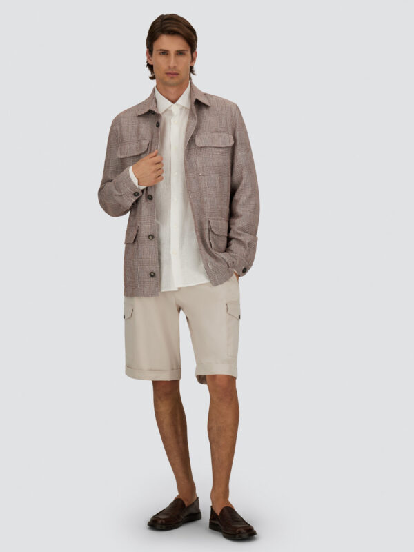 SHORTS IN COTTON GABARDINE STRETCH