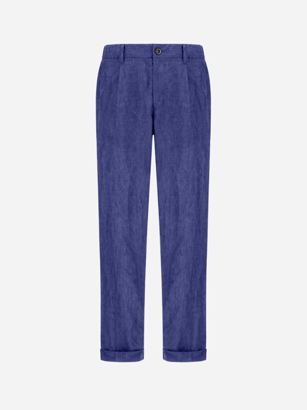 TROUSERS IN SUMMER LINEN