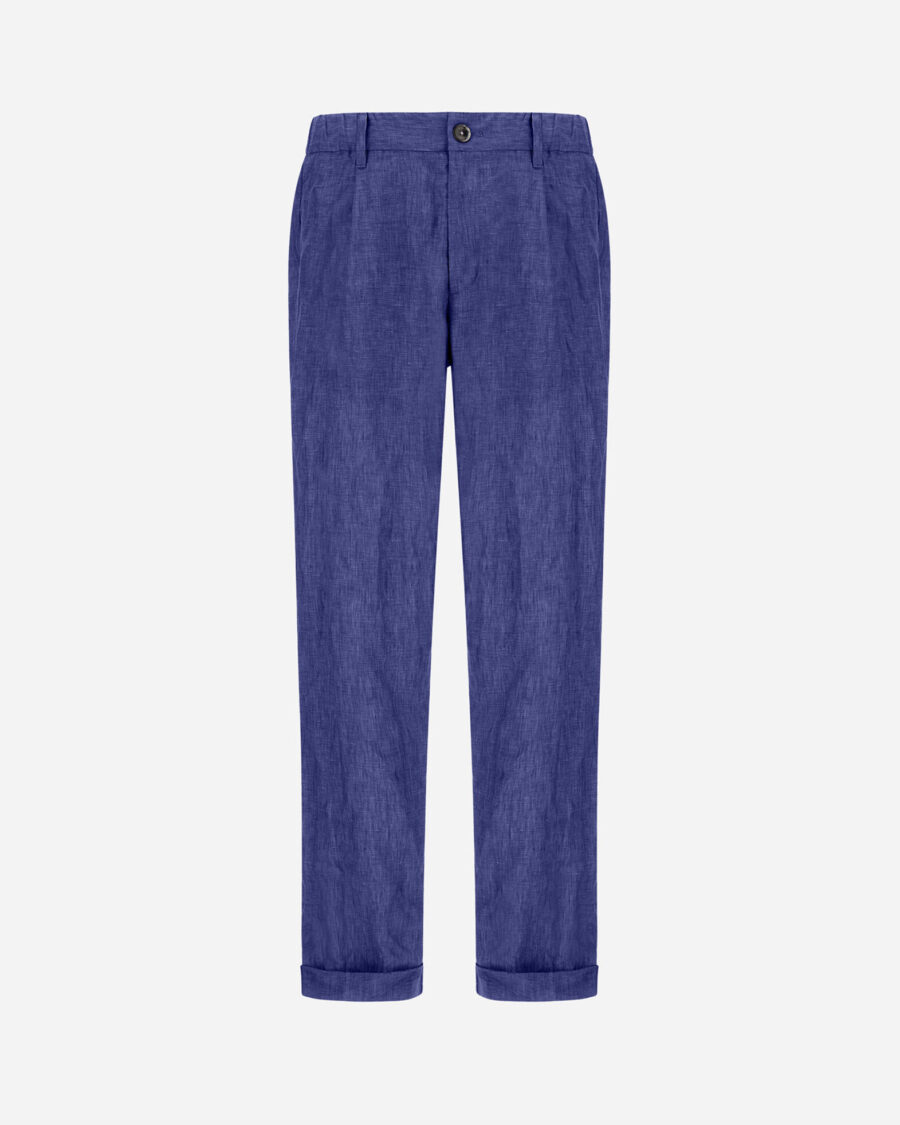 TROUSERS IN SUMMER LINEN