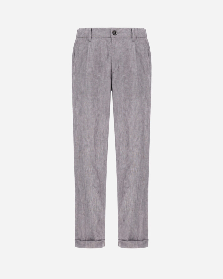 TROUSERS IN SUMMER LINEN