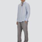 TROUSERS IN SUMMER LINEN