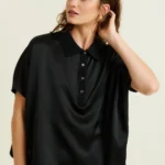 ISABELLE SILK POLO