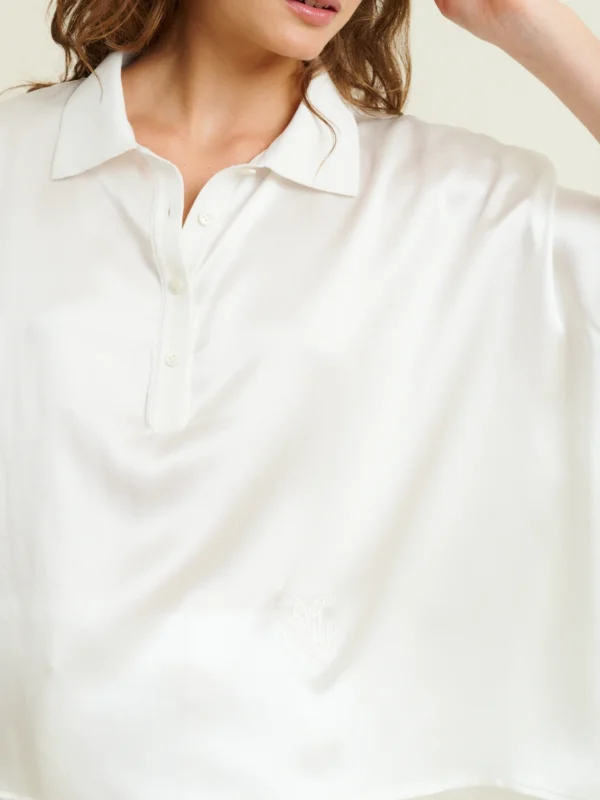 ISABELLE SILK POLO
