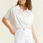 ISABELLE SILK POLO