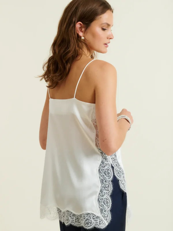 JOE SILK AND LACE TOP