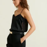 JOE SILK AND LACE TOP